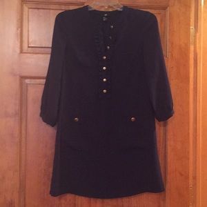 H&M blue shift dress